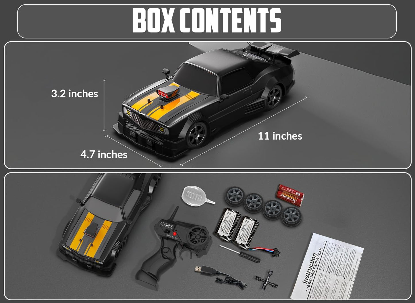 AshCar R6Q 1:24 Drift RC Car